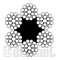 6x25F-FC (konštrukcia prameňa 1+6/6F+12) 6x25F-FC (konštrukcia prameňa 1+6/6F+12)