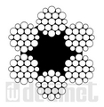 6x19W-FC (konštrukcia prameňa 1+6+6/6) 6x19W-FC (konštrukcia prameňa 1+6+6/6)